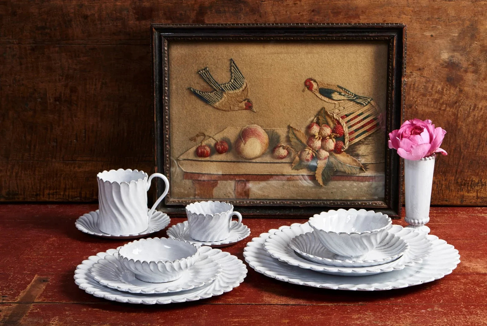 ASTIER de VILLATTE REGENCE コンポートスープボート Astier de Villatte】Regence スーププレート | フィールシーン