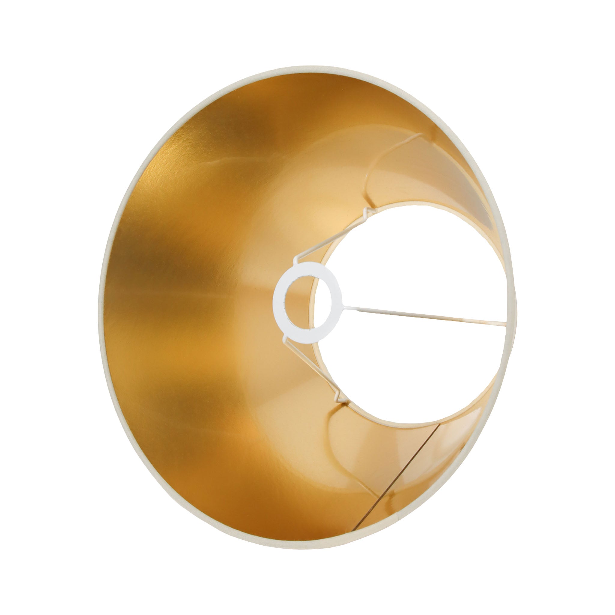 ランプシェード Off-white with Gold 25cm