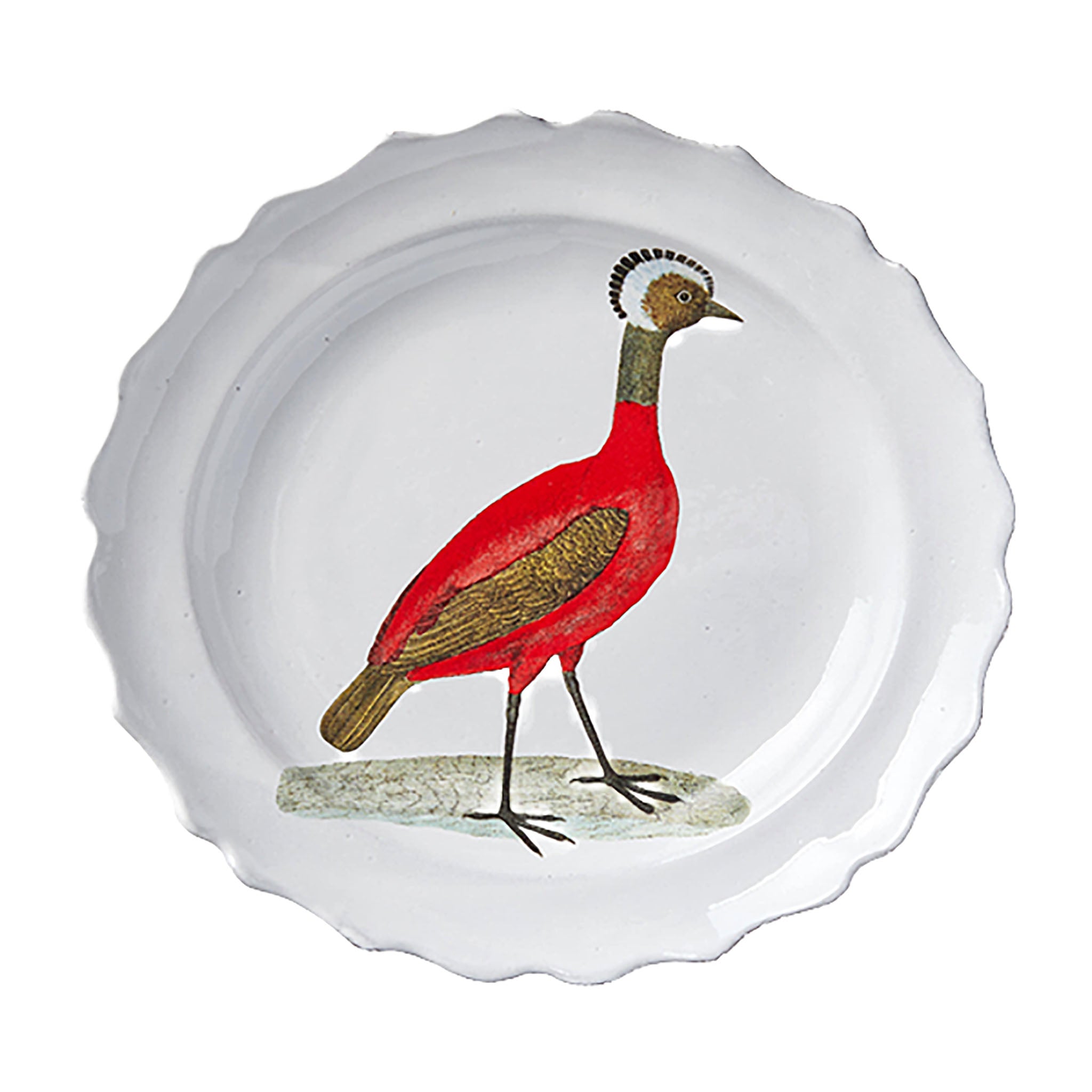 John Derian Red Peruvian Hen スーププレート 25.5cm