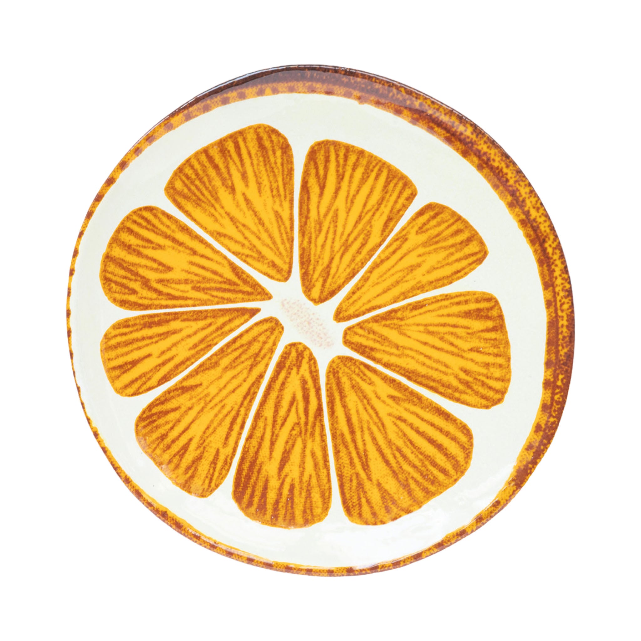 ジョンデリアン John Derian Orangea ミディアムプレート 19cm