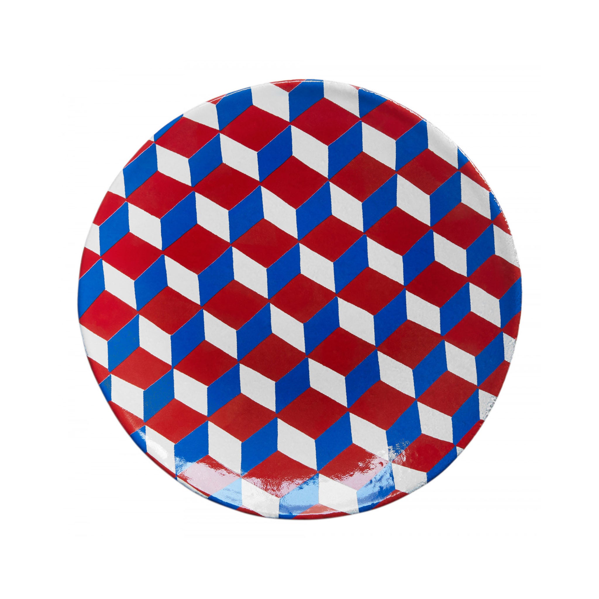Tricolore Cubes プレート 19cm