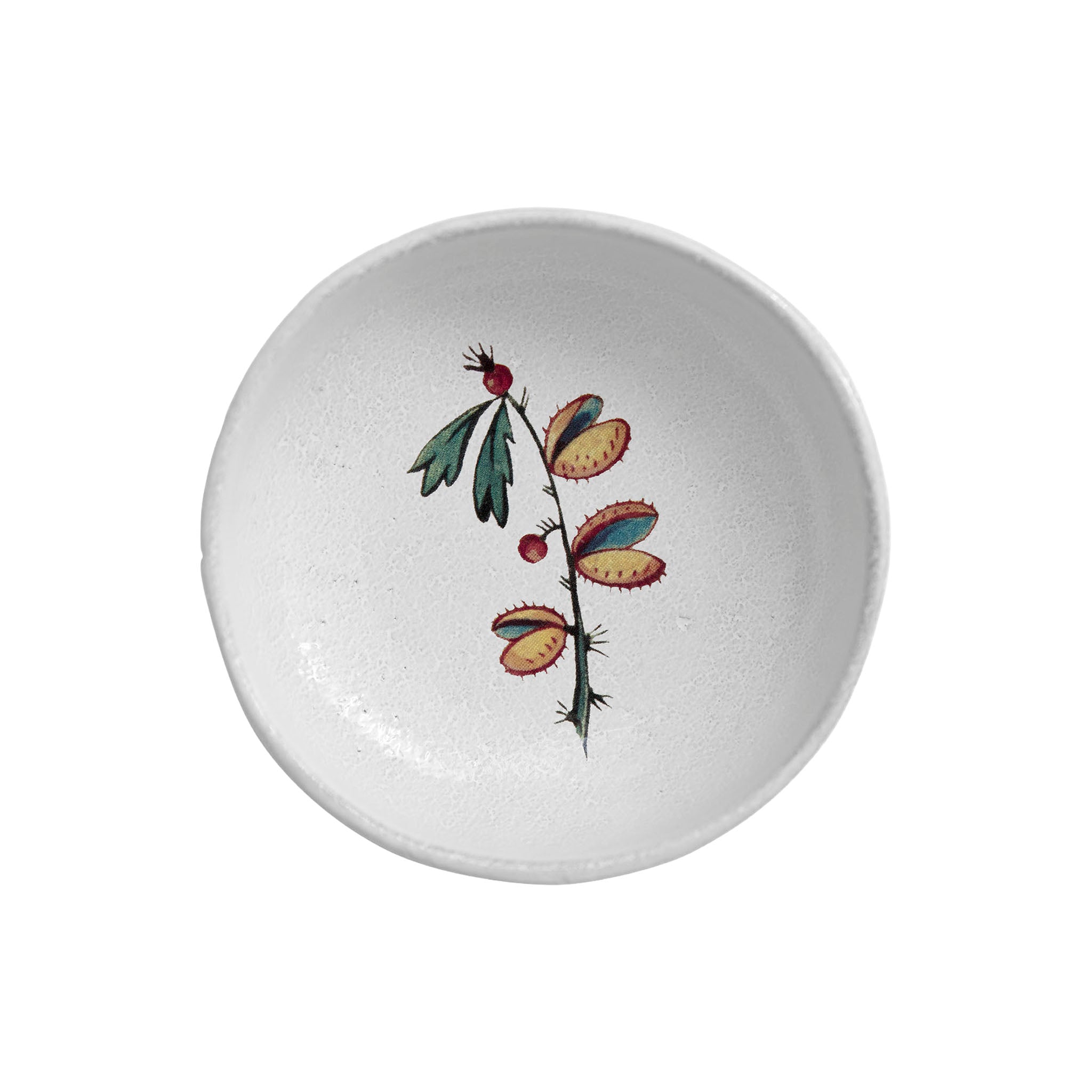 John Derian Yellow Bud スモールディッシュ 11cm