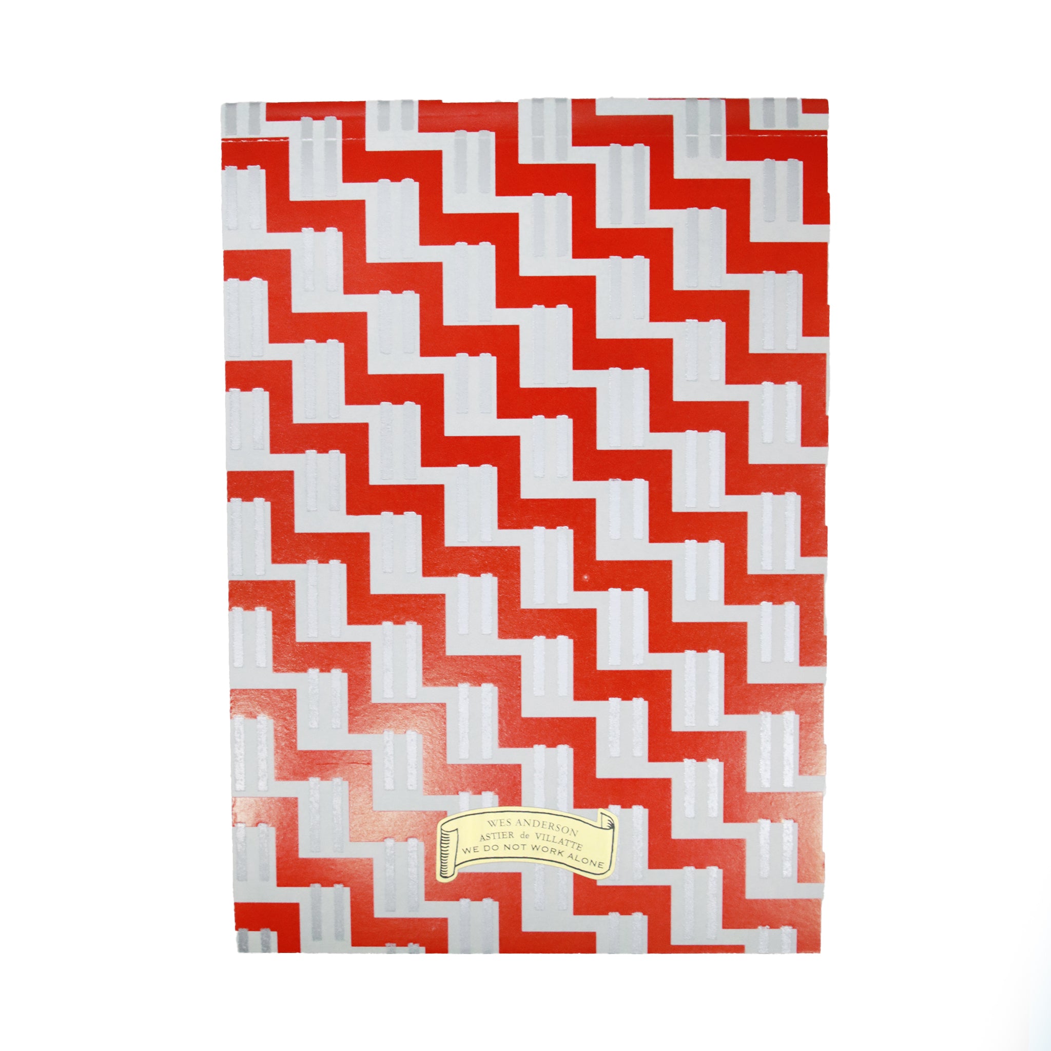 Wes Anderson レターペーパーノートパッド (Red/Silver)