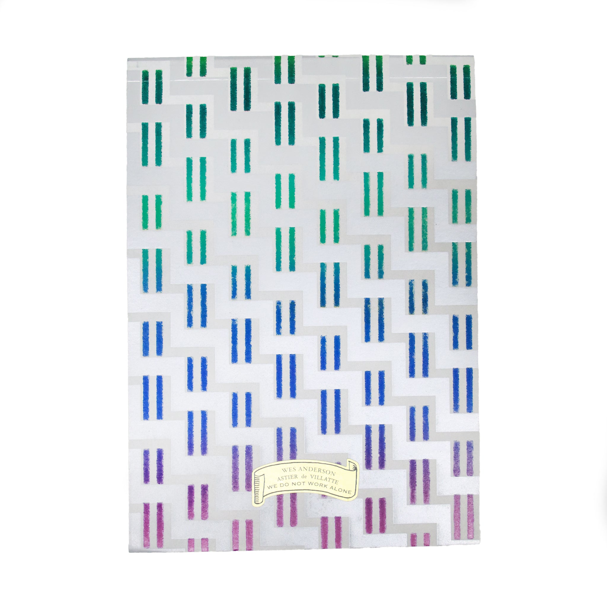 Wes Anderson レターペーパーノートパッド (Silver/Rainbow)