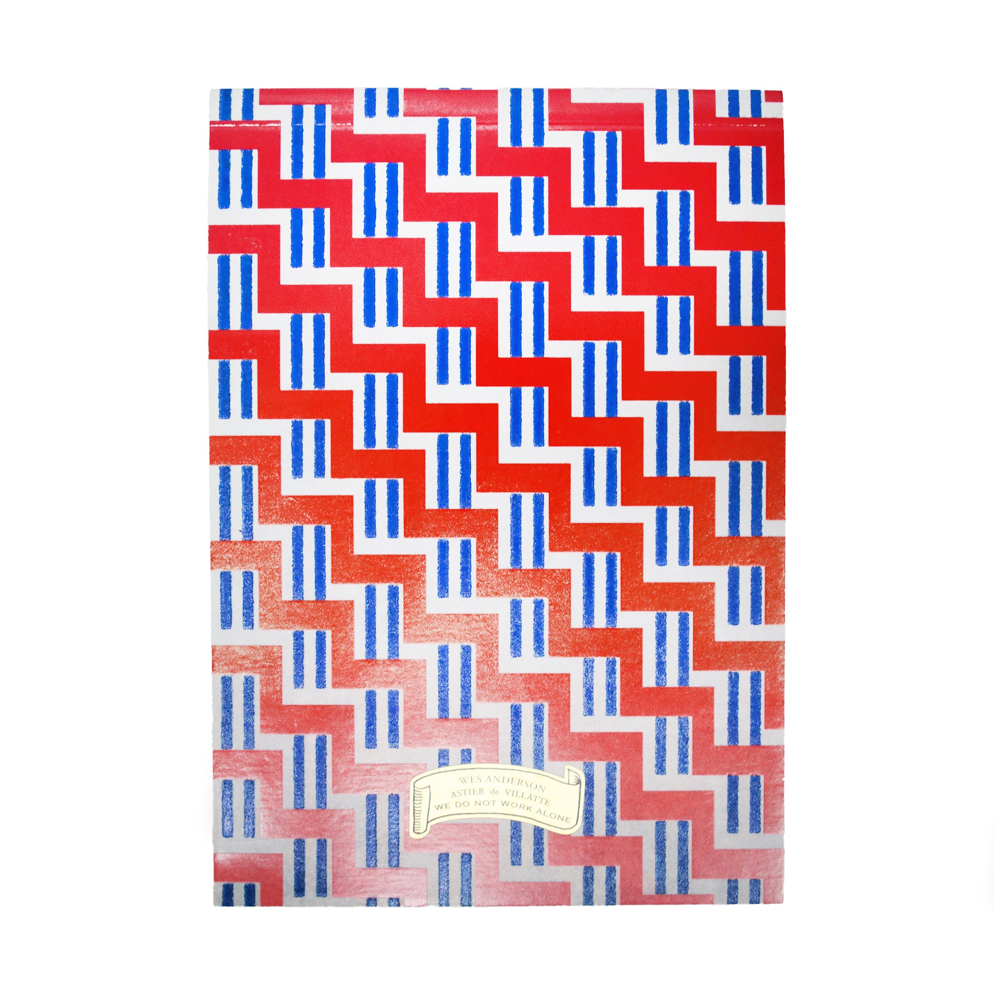 Wes Anderson レターペーパーノートパッド (Red/Blue)