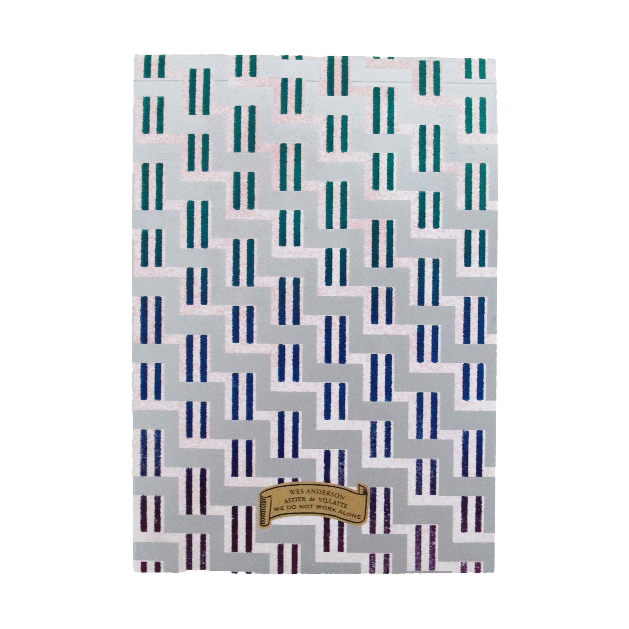 Wes Anderson レターペーパーノートパッド (Silver/Rainbow)