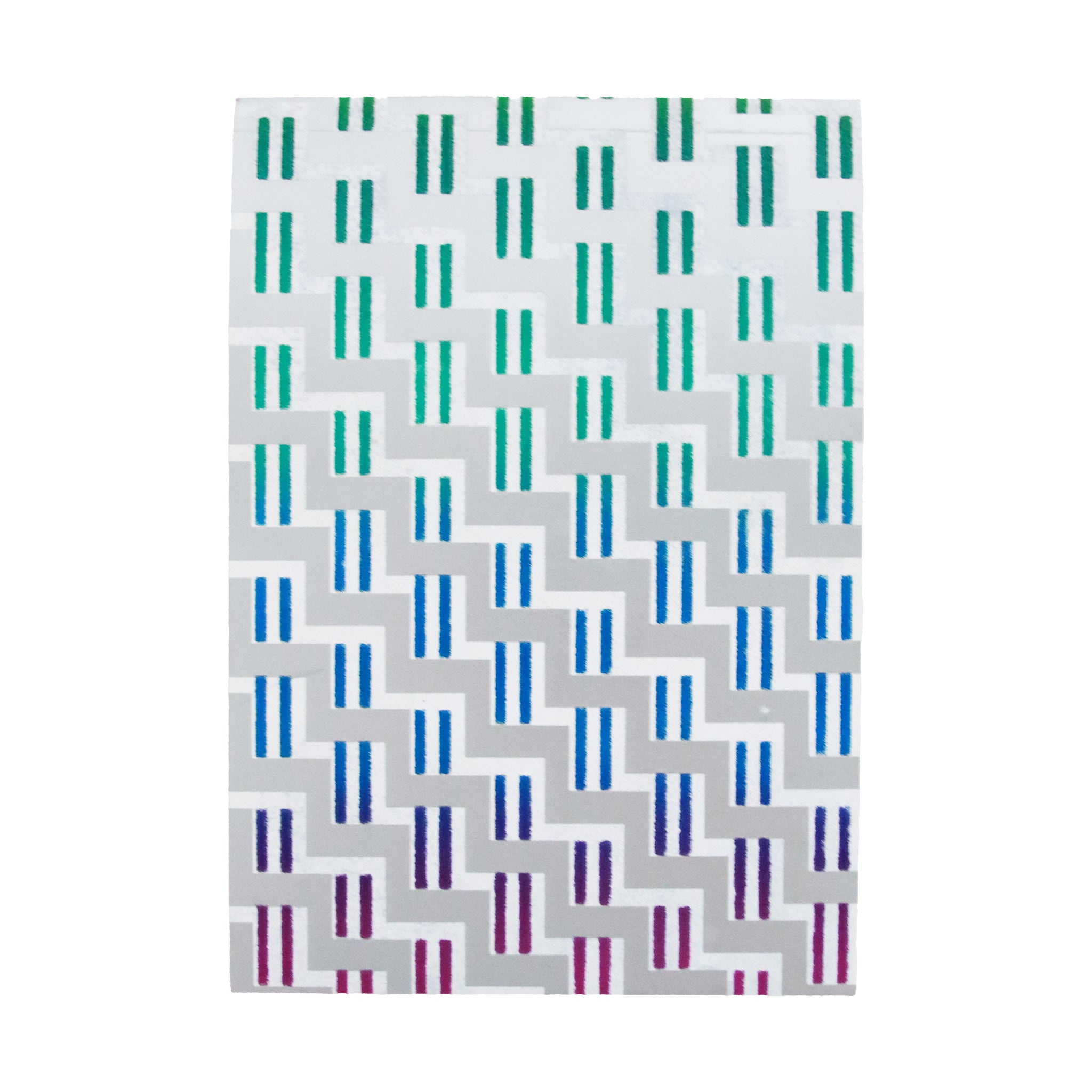 Wes Anderson レターペーパーノートパッド (Silver/Rainbow)