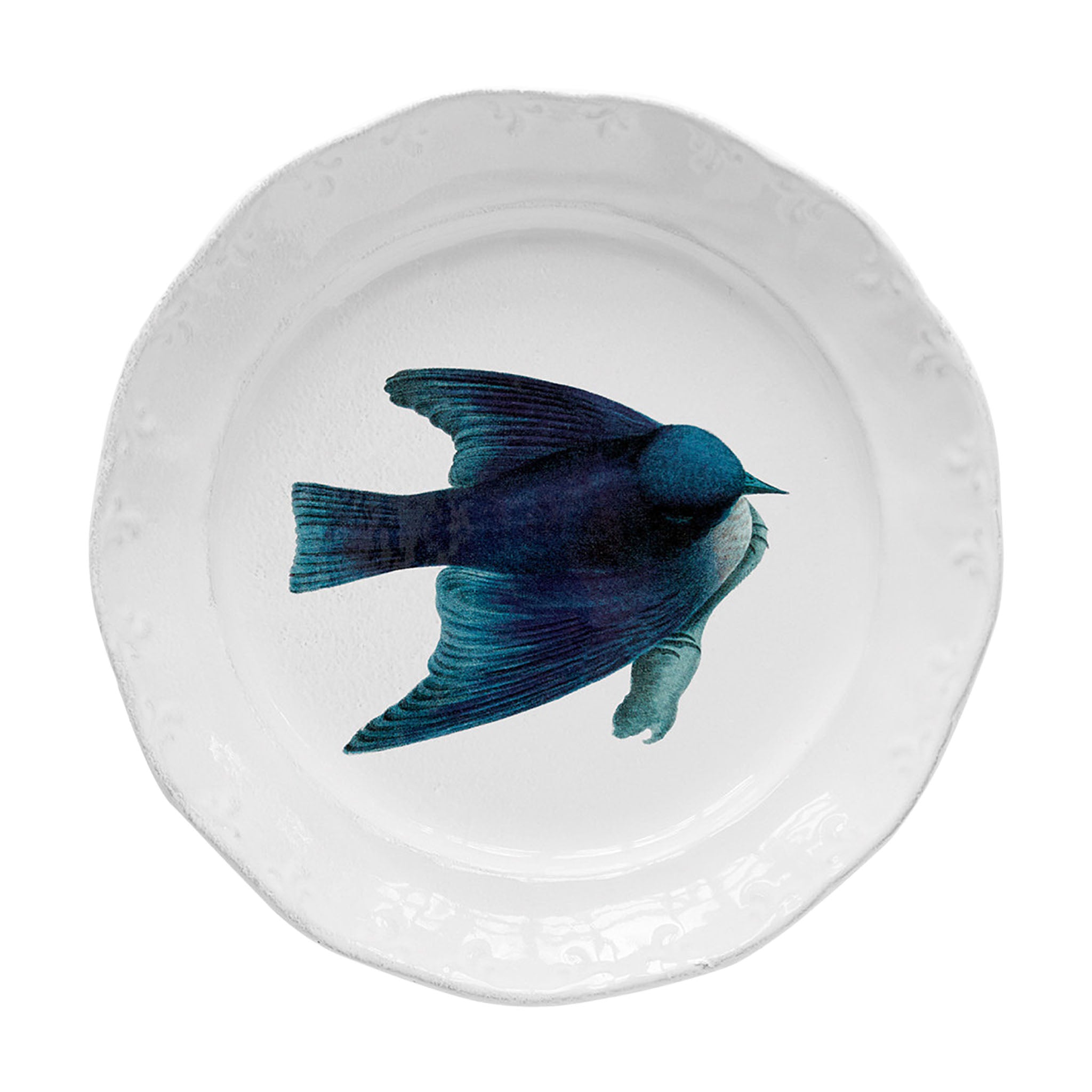 John Derian Blue Bird ミディアムプレート 22cm
