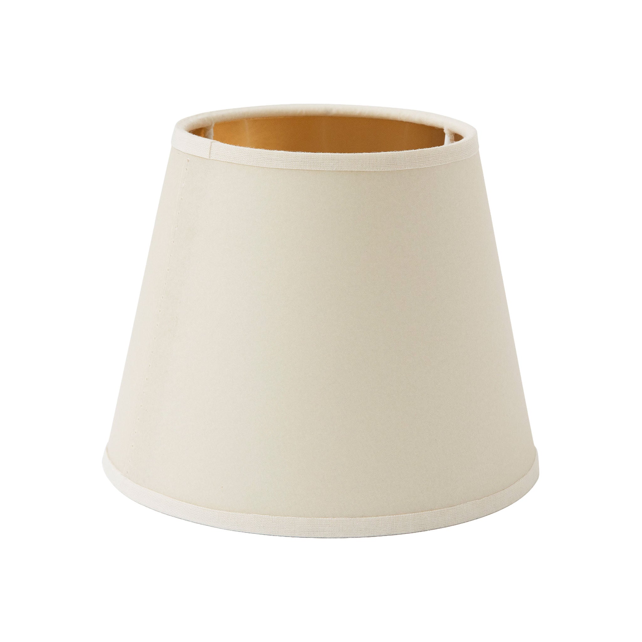 ランプシェード Off-white with Gold 15cm