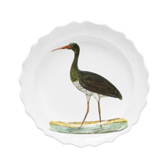 John Derian Black Stork ディーププレート 25cm