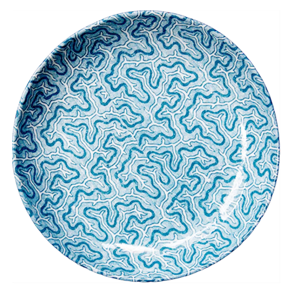 John Derian Corail bleu スーププレート