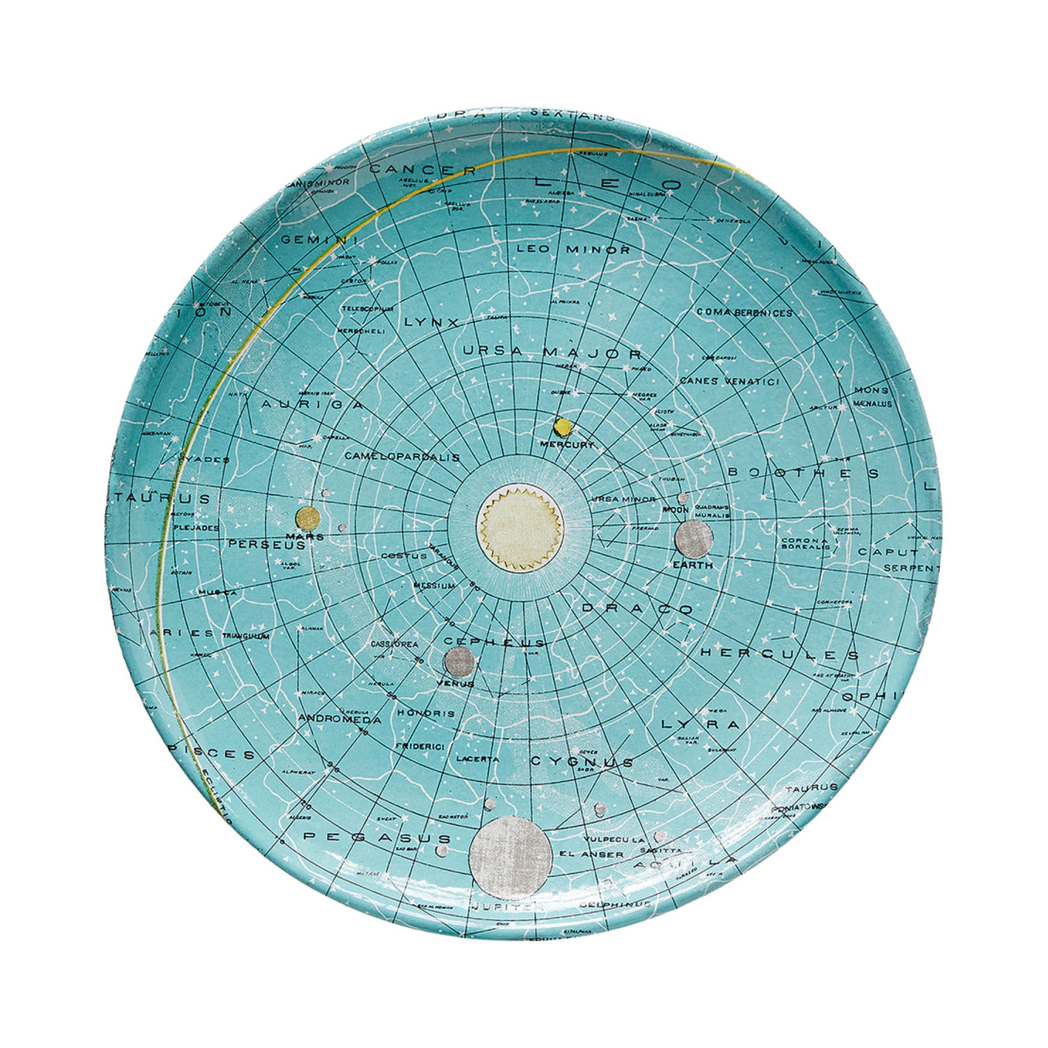John Derian Blue Universe ミディアムプレート 20.5cm