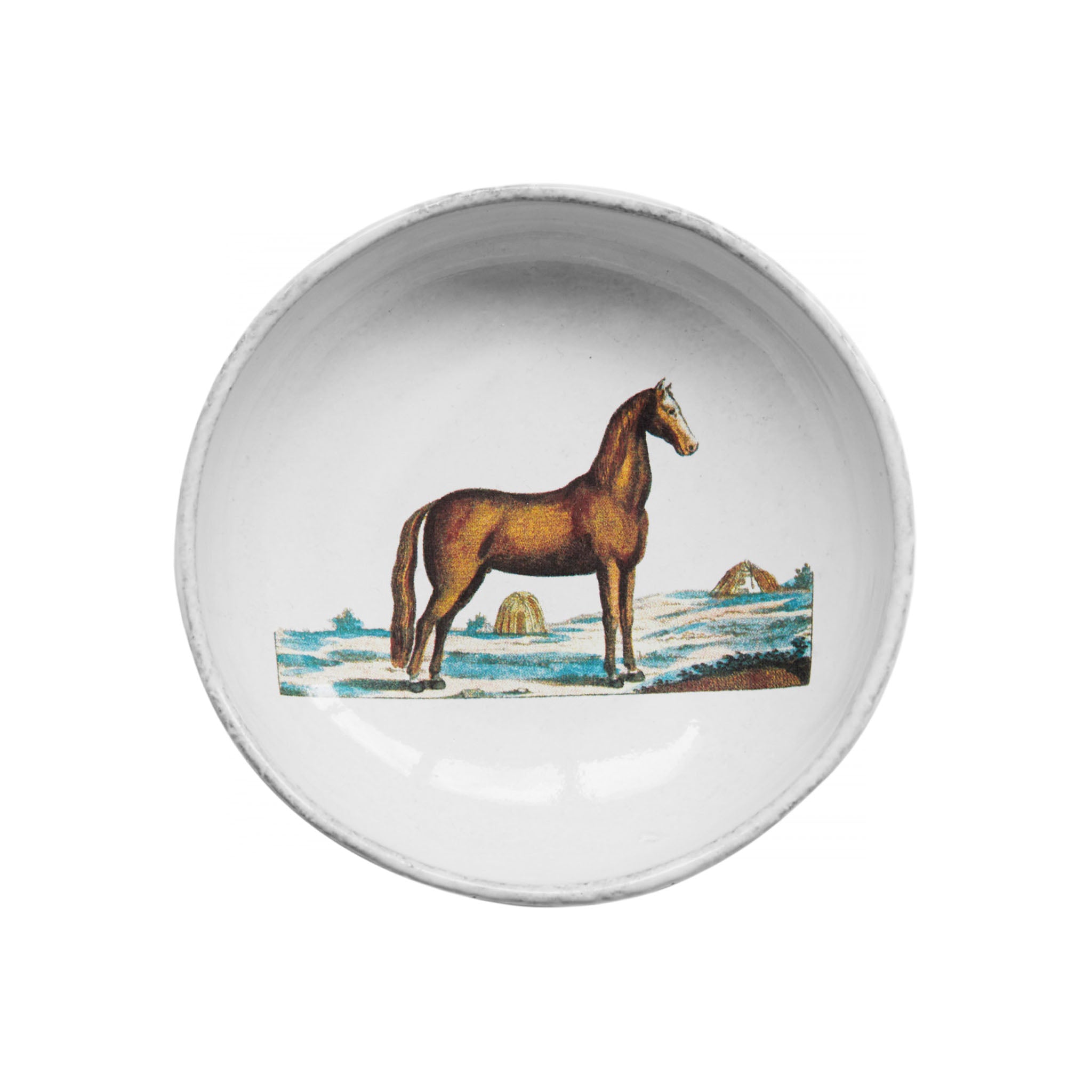 John Derian Brown Horse スモールディッシュ 11cm