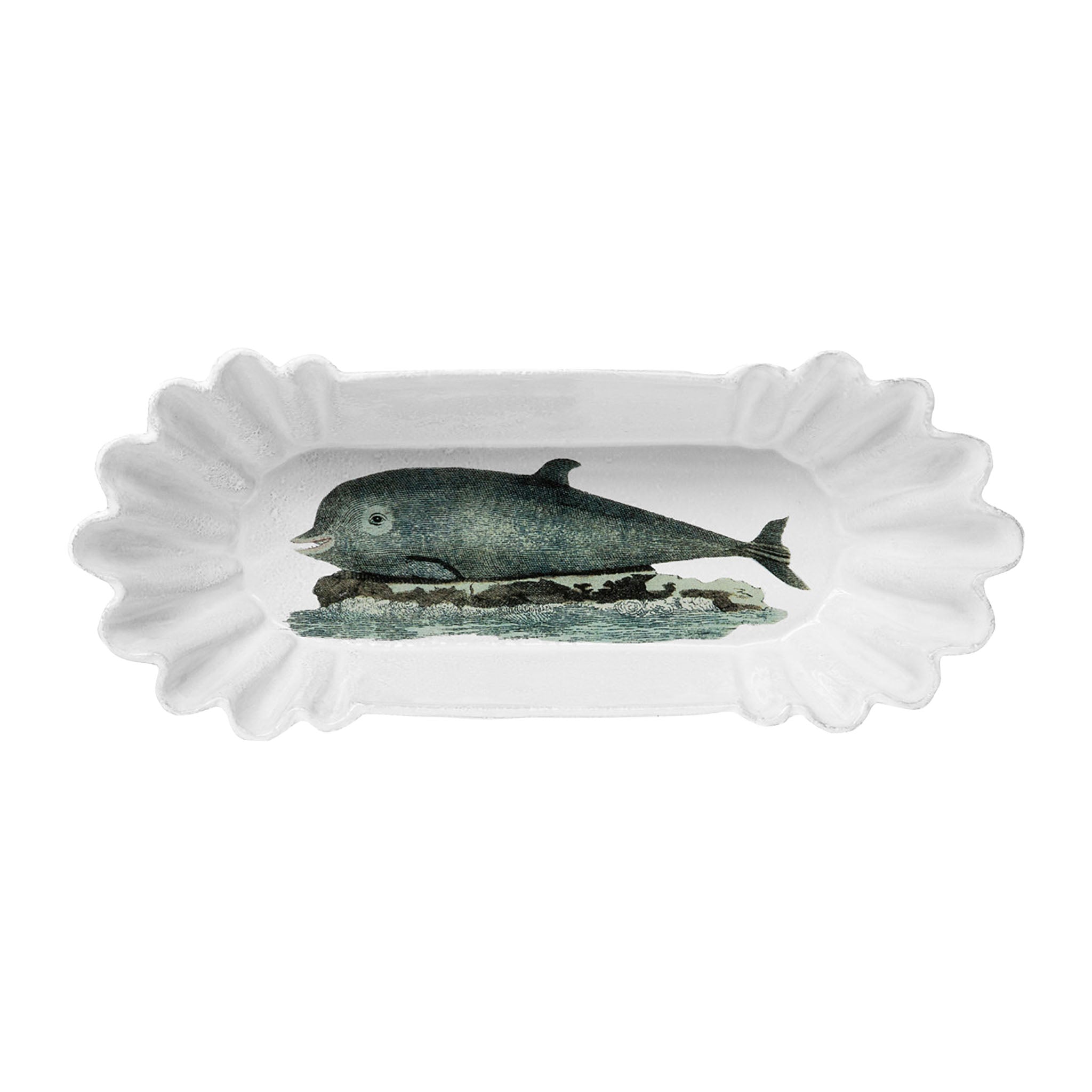 John Derian Panorama Dolphin ディッシュ 25cm