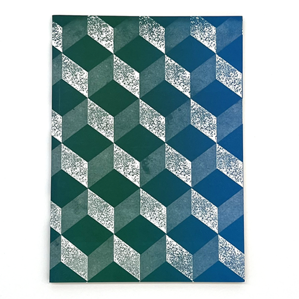 School Note Book (Blue×Green)