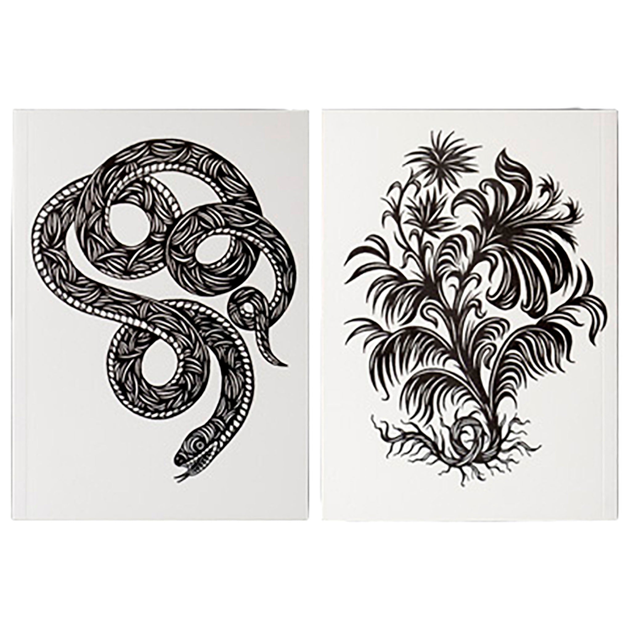 Patch Snake and Flower ノートブック