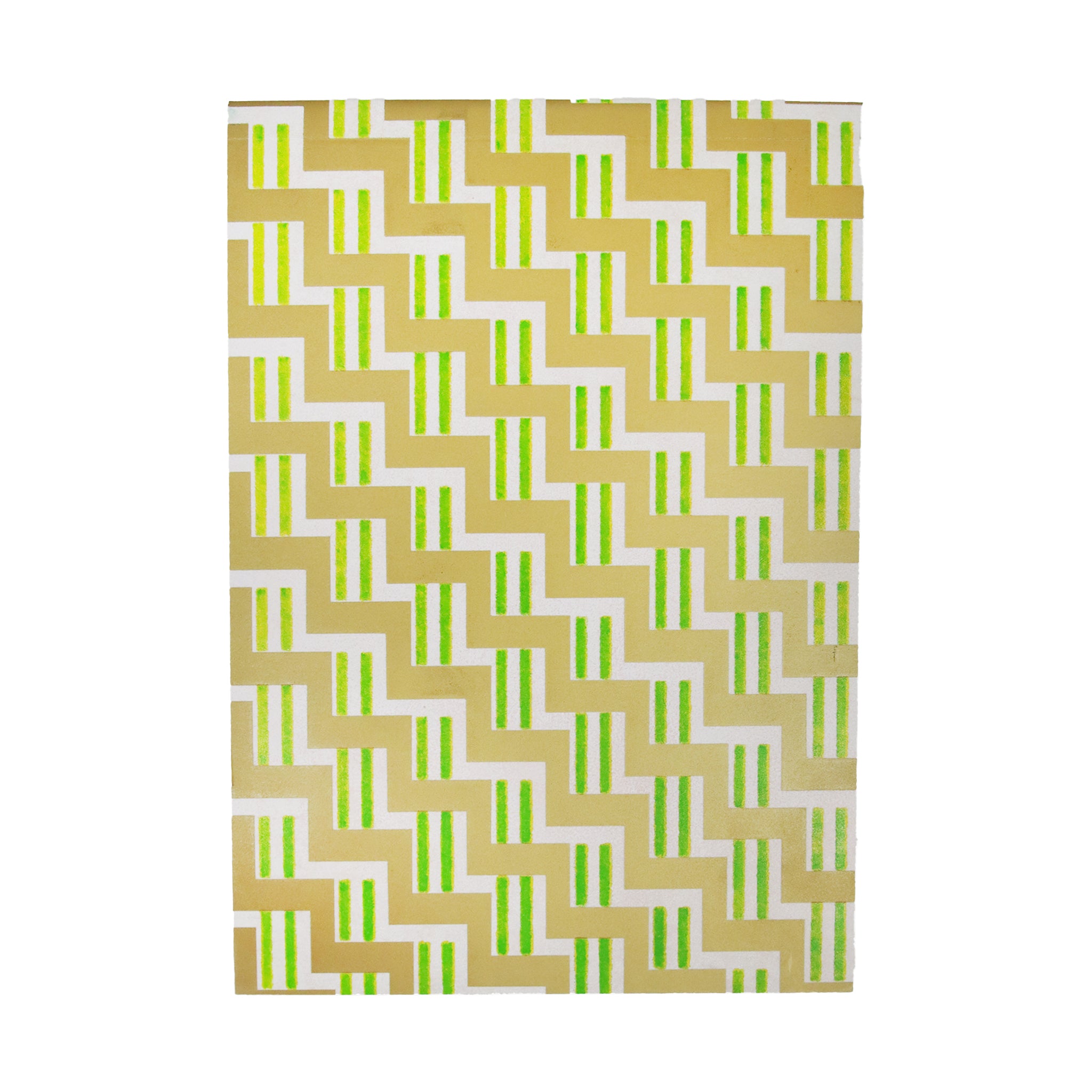 Wes Anderson レターペーパーノートパッド (Gold/Green)
