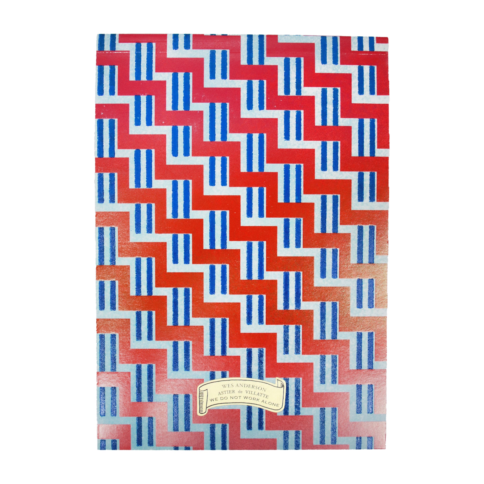 Wes Anderson レターペーパーノートパッド (Red/Blue)