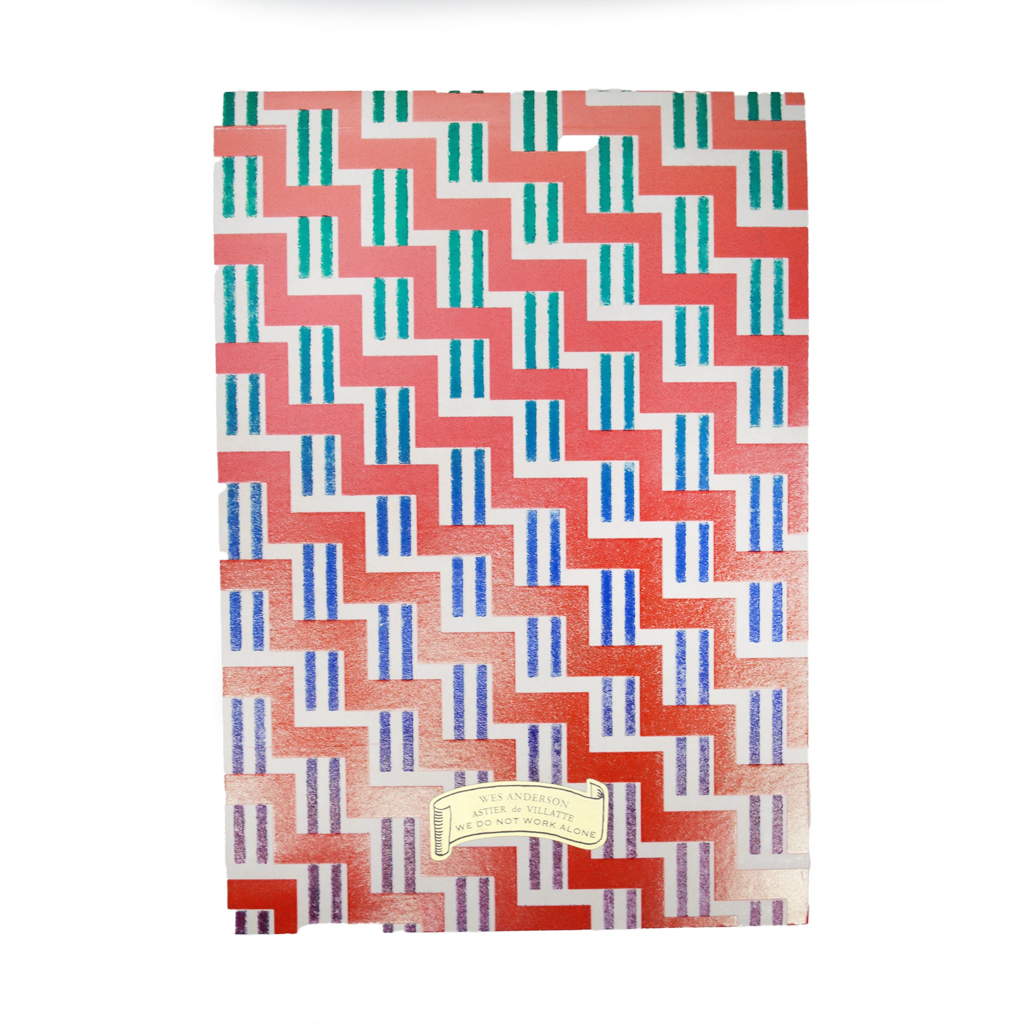 Wes Anderson レターペーパーノートパッド (Red/Rainbow)