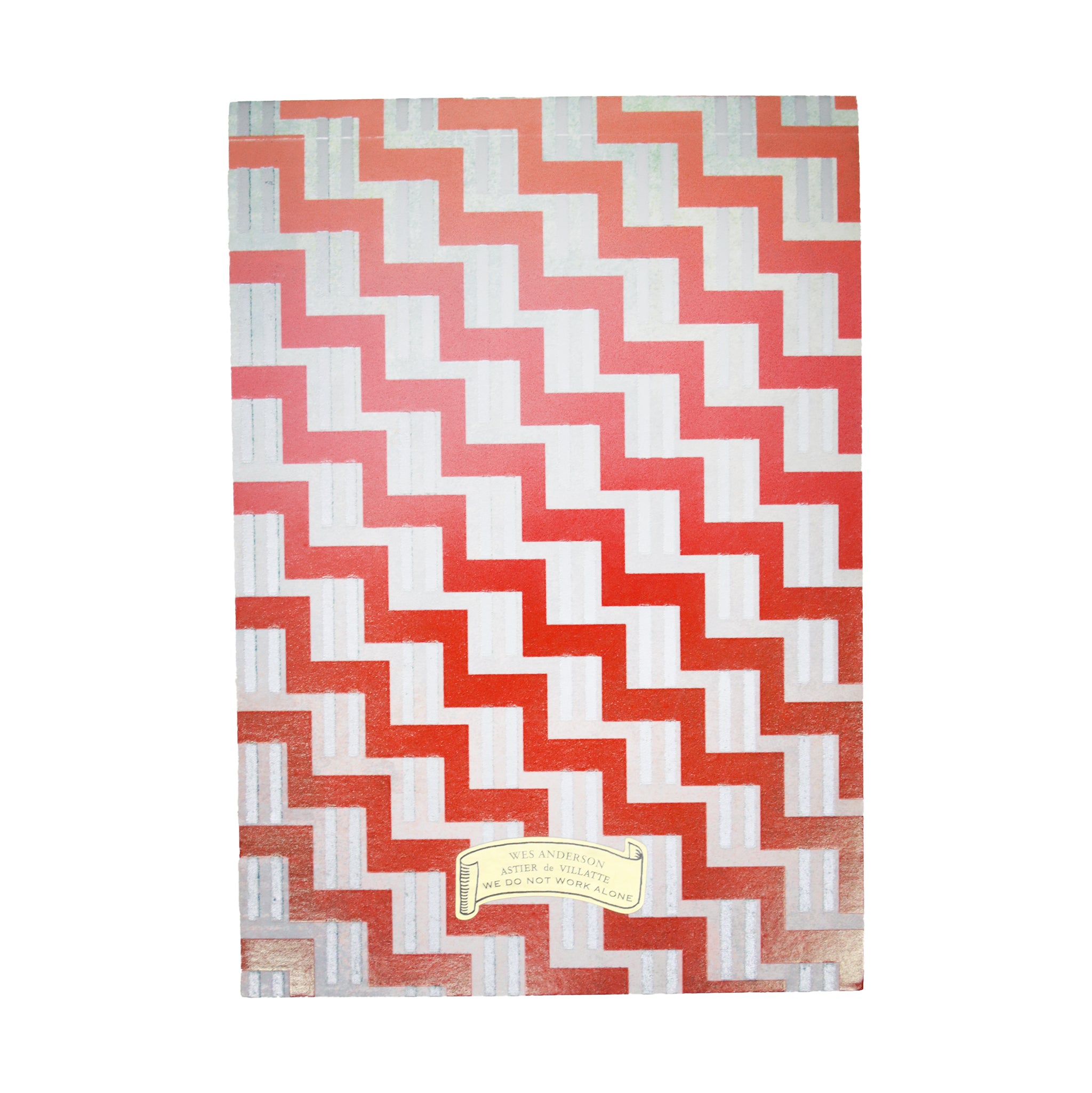 Wes Anderson レターペーパーノートパッド (Red/Silver)