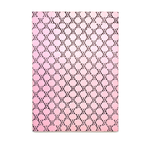 Black Monogram ミディアムノートブック(Pink)