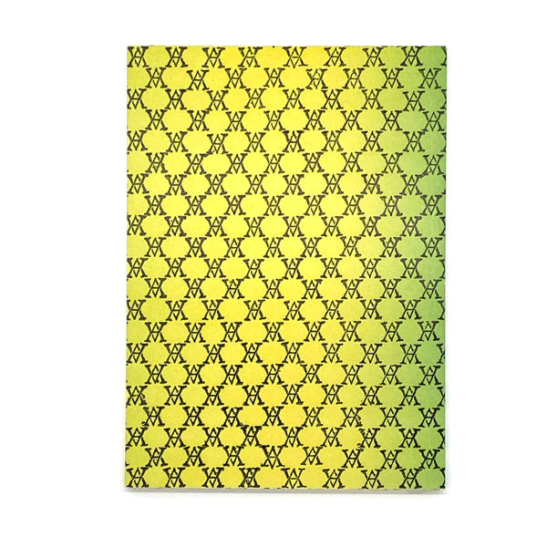 Black Monogram ミディアムノートブック (Green×Yellow)
