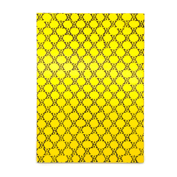 Black Monogram ミディアムノートブック(mustard)