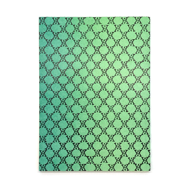 Black Monogram ミディアムノートブック(Green)