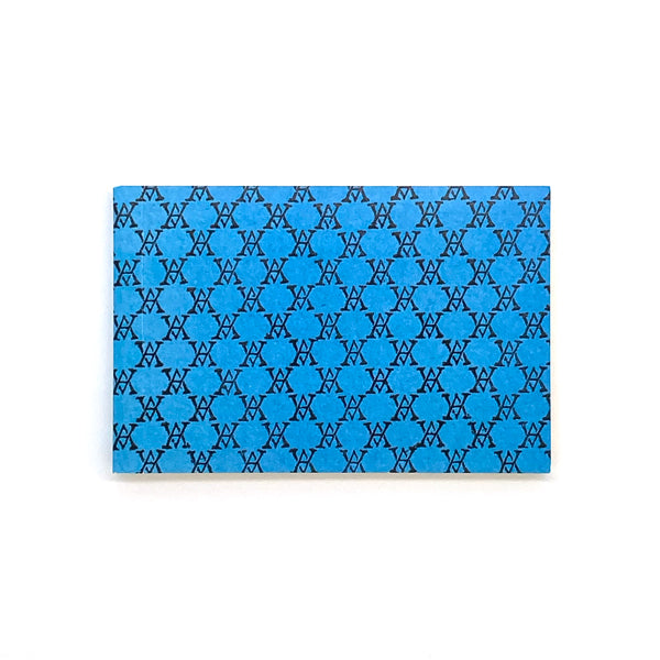Small Black Monogram Notepad(Blue)