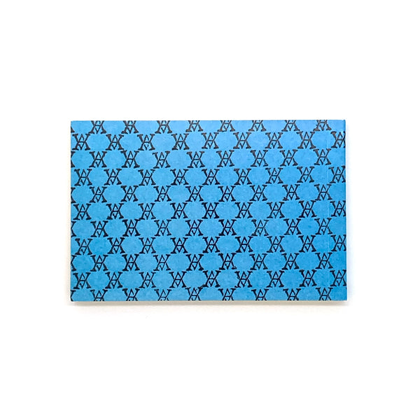 Small Black Monogram Notepad(Blue)