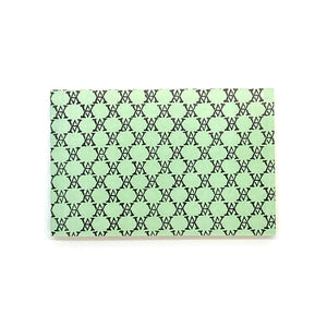 Small Black Monogram Notepad(Pale Green)