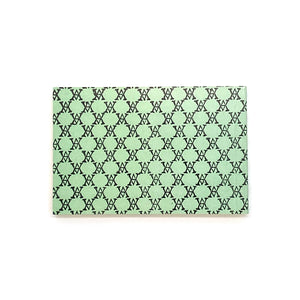 Small Black Monogram Notepad(Pale Green)