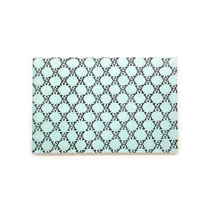 Small Black Monogram Notepad(Pale Green)