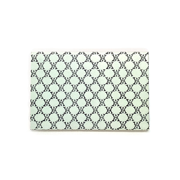 Small Black Monogram Notepad(Cream)