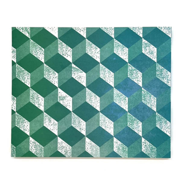 Large Note Book (Green×Blue)