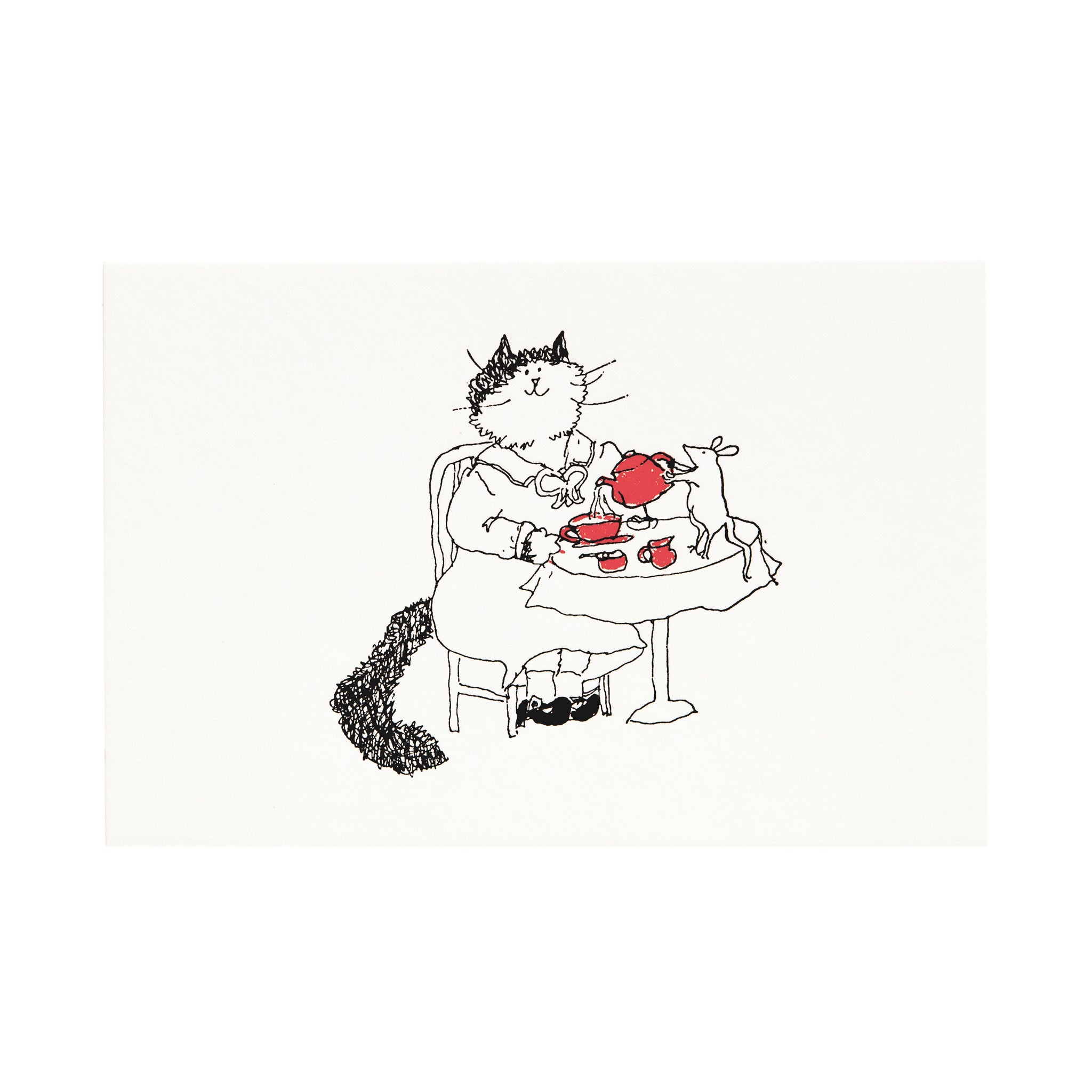 Grace Coddington "Blanket's Tea" カード + 封筒