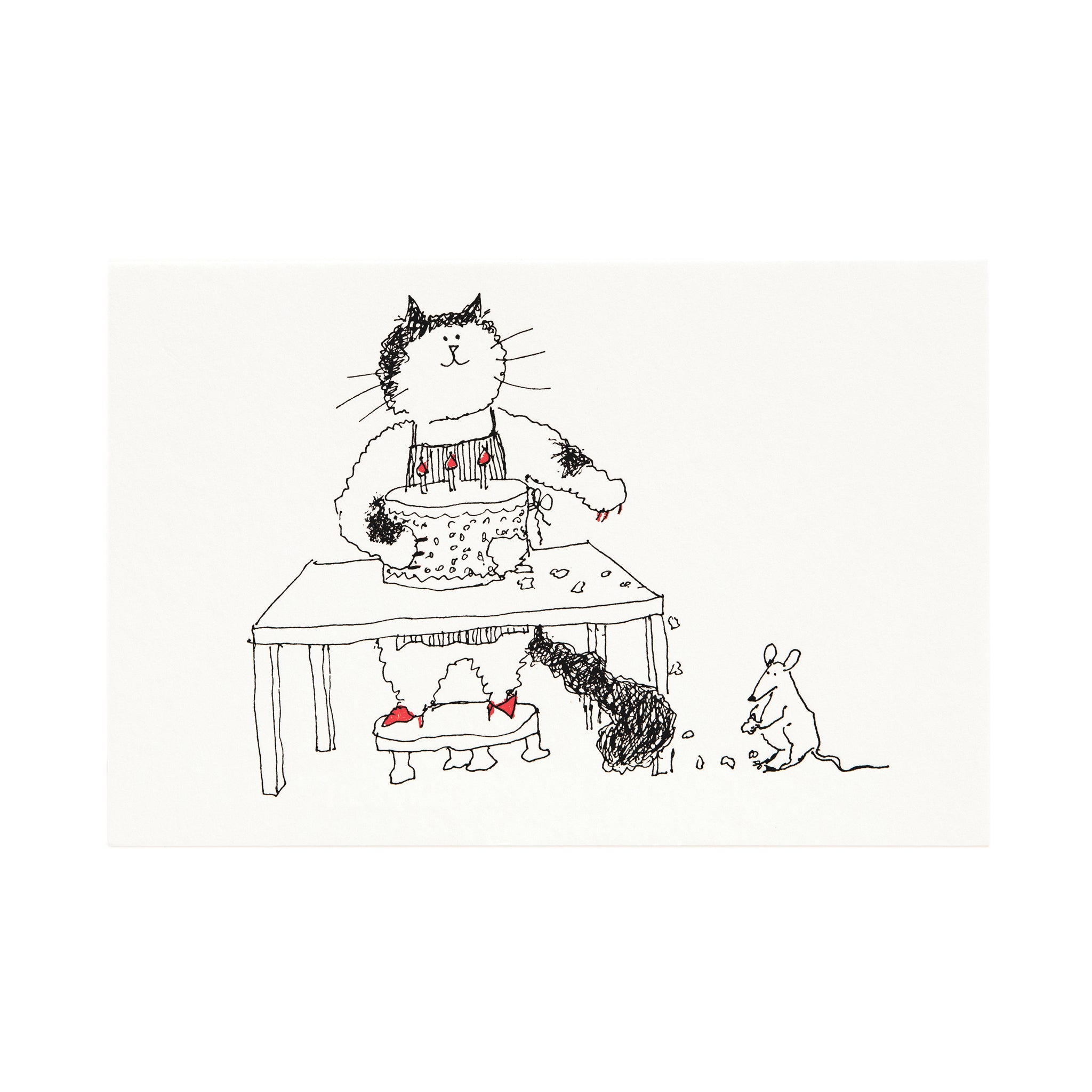 Grace Coddington "Delicious Cake" カード + 封筒