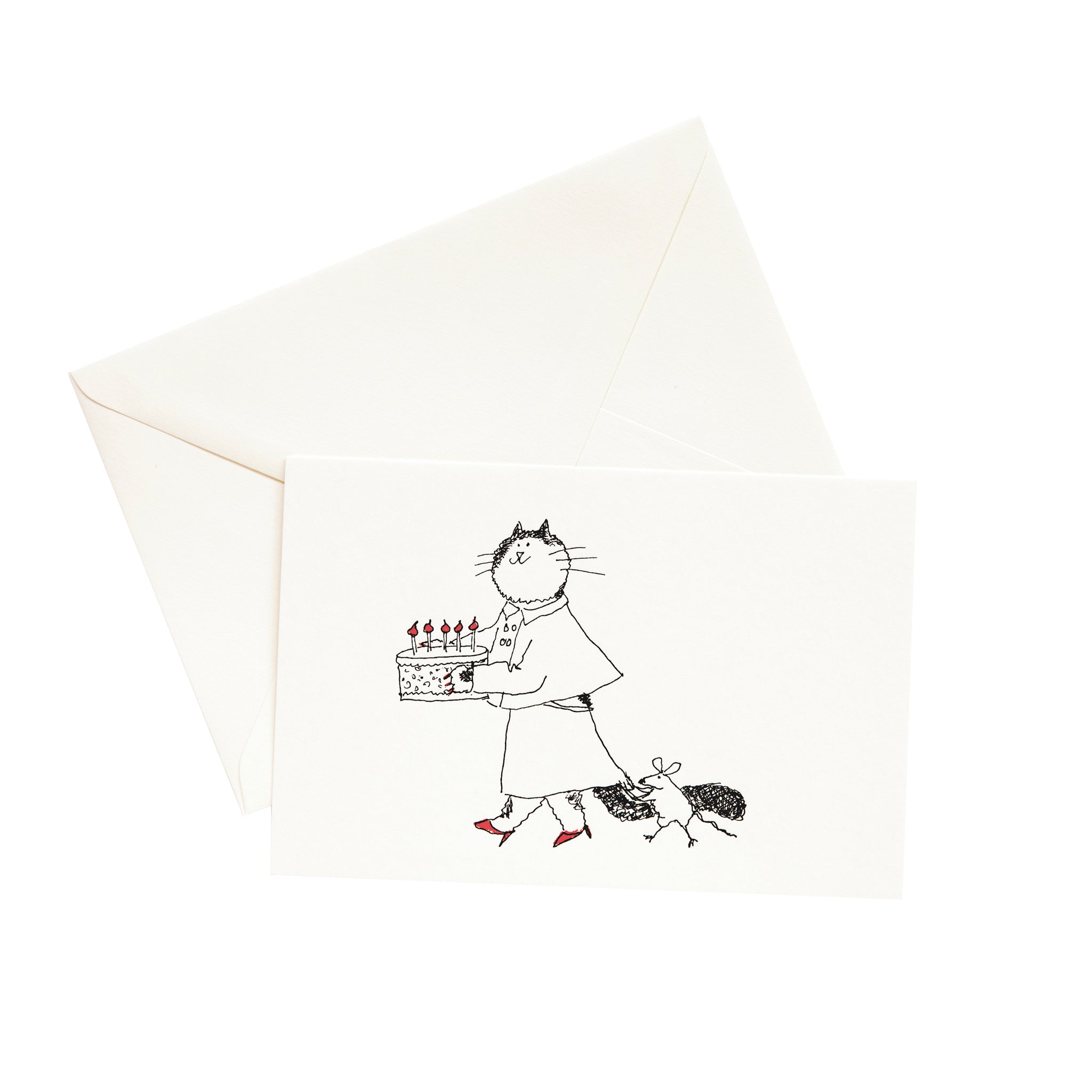 Grace Coddington "Cat's Age" カード + 封筒