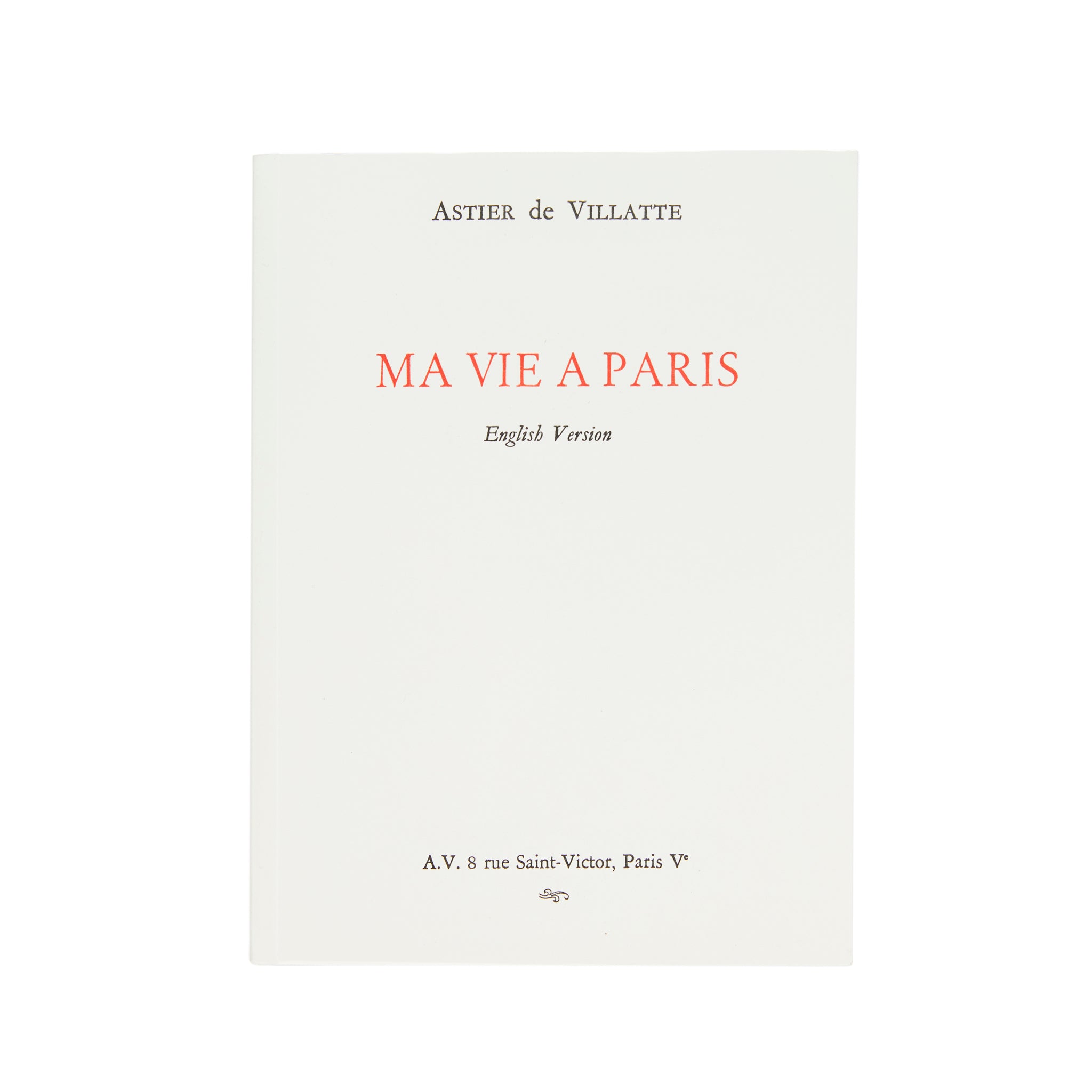Ma Vie à Paris 2019 (English) ブック