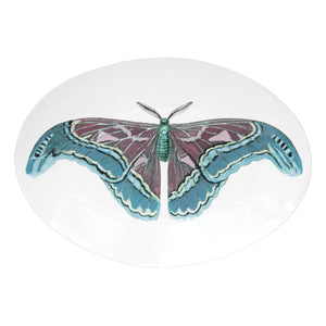 John Derian Blue Butterfly オーバルプラッター 42.4cm
