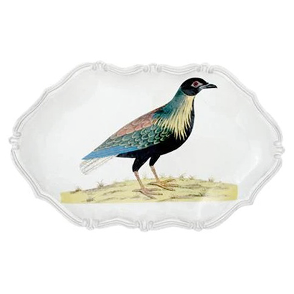 John Derian Right Alben Hen Pidgeon プラッター 41.5cm