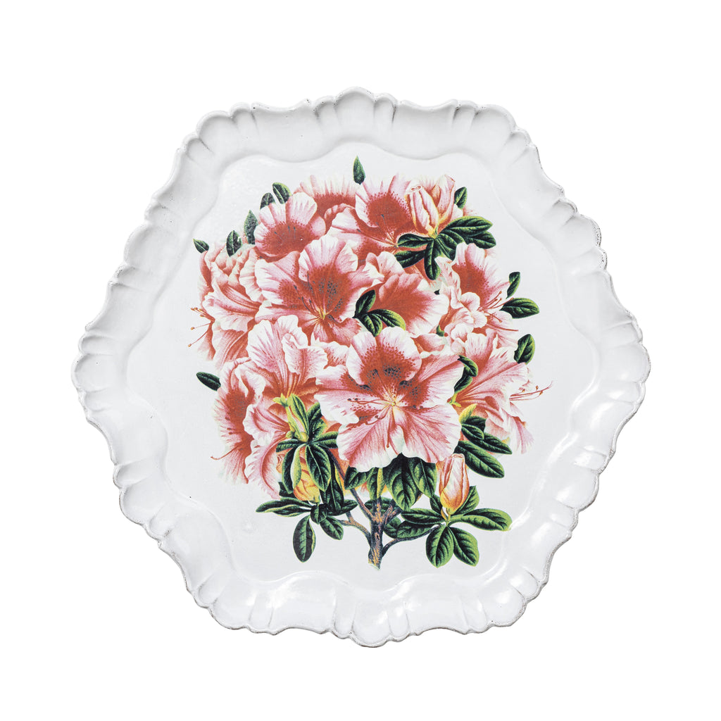 John Derian Azalea Indica (pink) プラッター 38cm