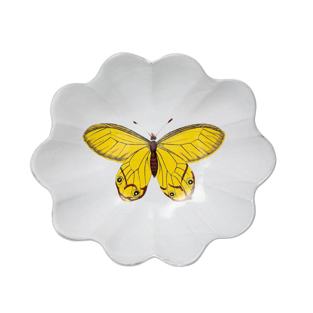 John Derian Yellow Butterfly プレート 24.6cm