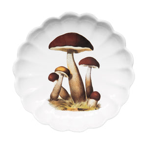 John Derian Deep Mushroom Cluster プラッター 33cm