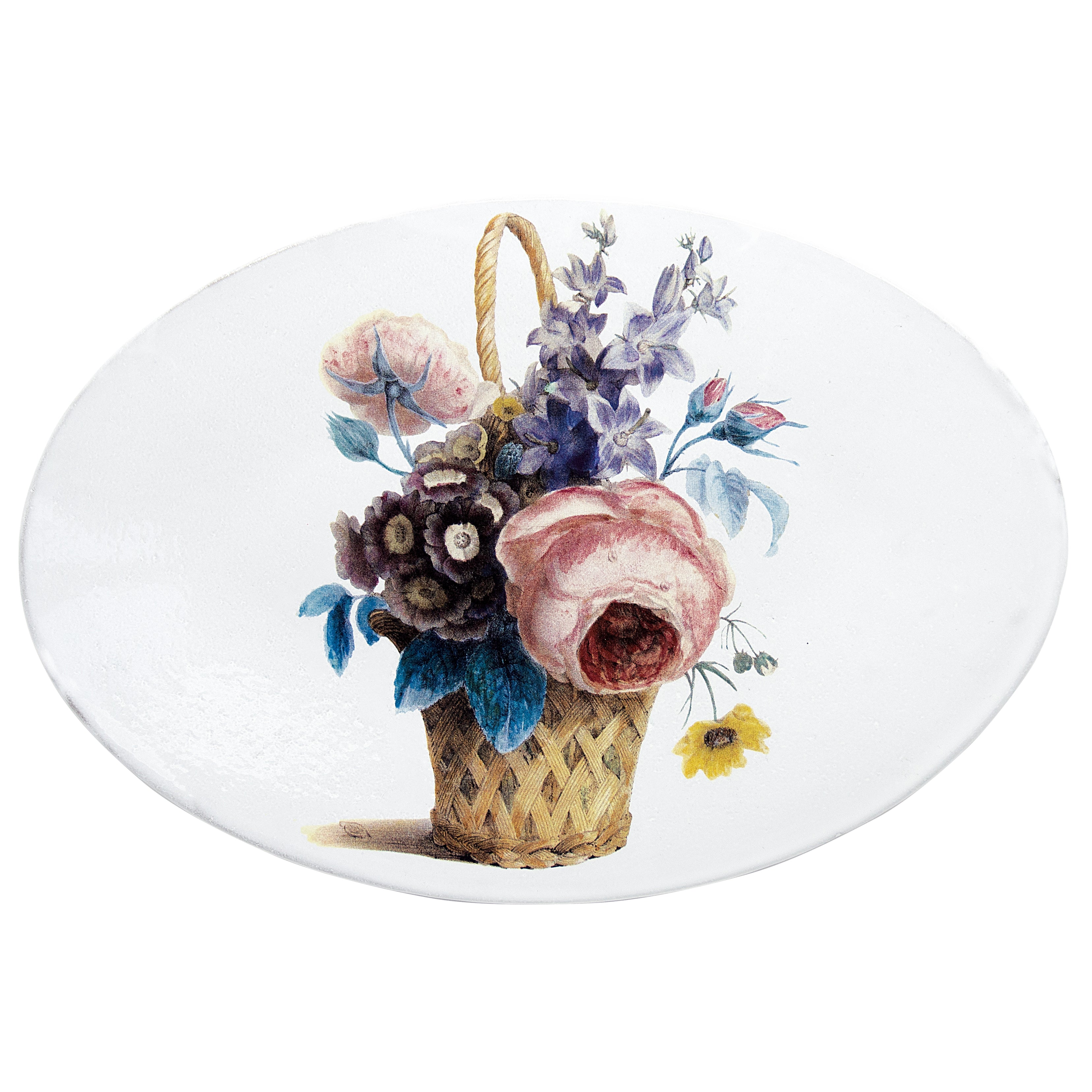John Derian Bouquet Oval プラッター 34cm