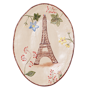 Eiffel Tour Painted (Brown) プラッター 49cm