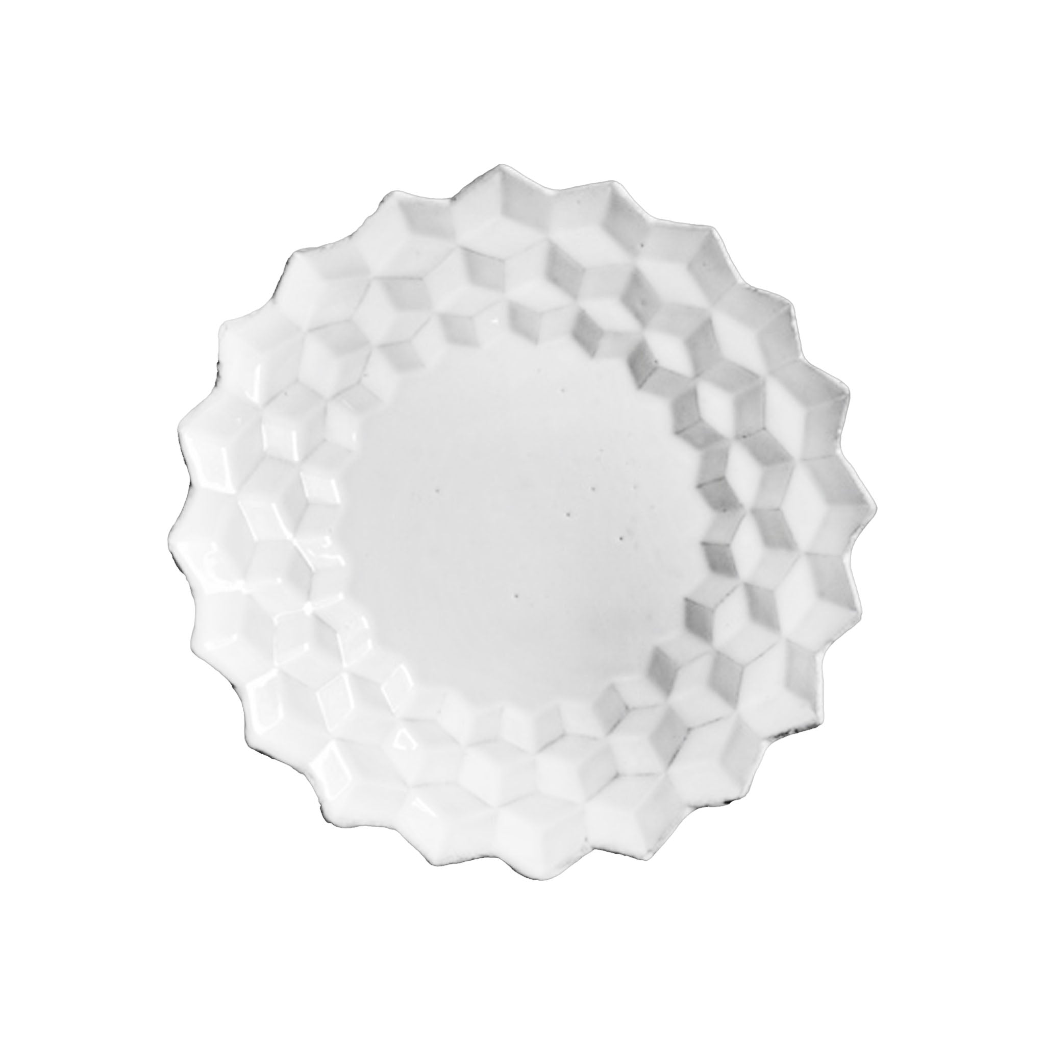 Astier de Villatte CUBE ソーサー Cube スモールソーサー 14cm – Astier de Villatte 日本公式