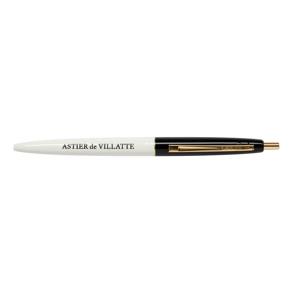 Astier de Villatte Bic Clic White & Black ボールペン