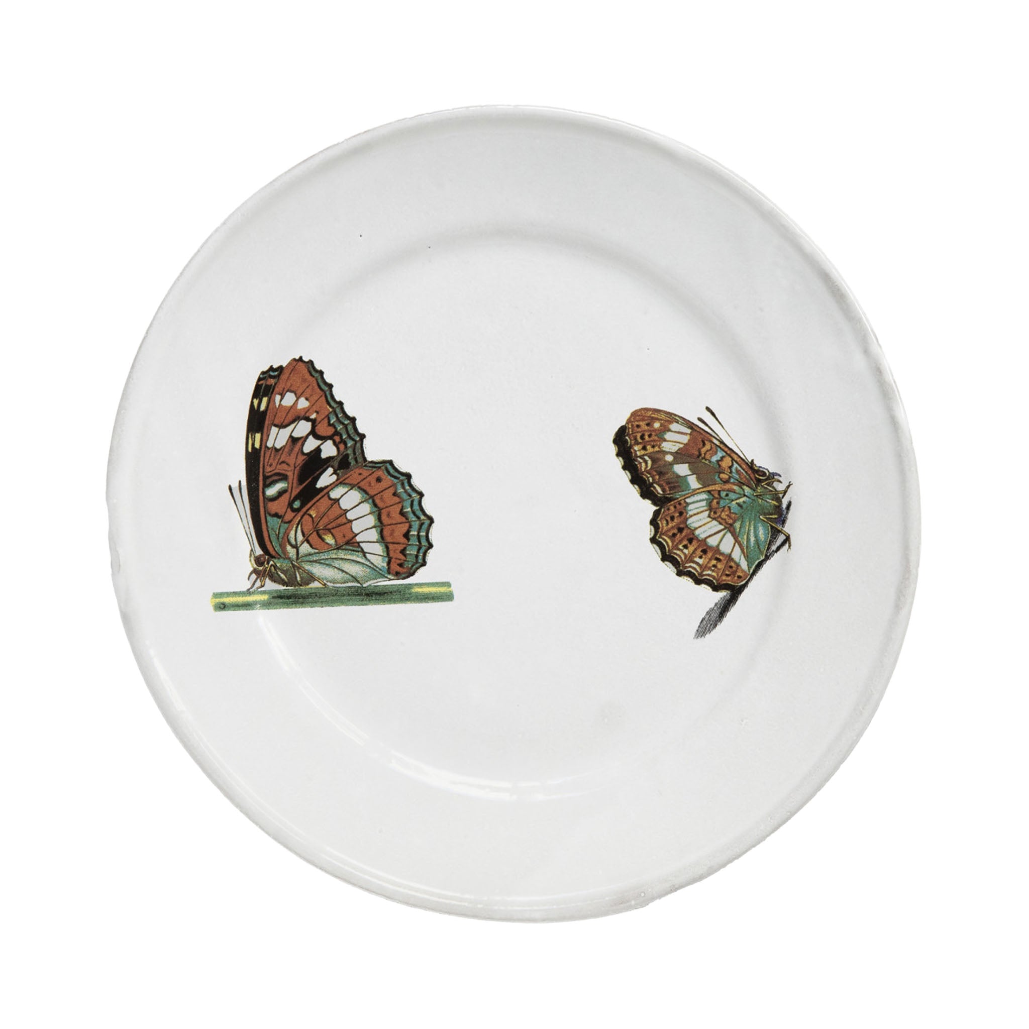 John Derian Two Landed Butterflies ミディアムプレート 19cm