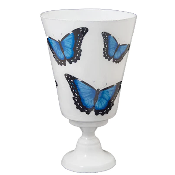 John Derian Blue Butterflies フラワーベース